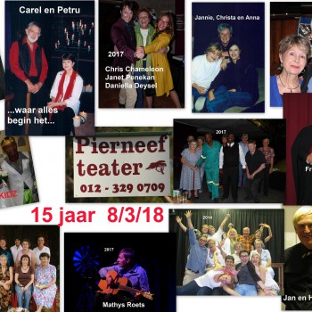 Pierneef teater Verjaardag 2018 Collage Pierneef teater Verjaardag 2018 Collage